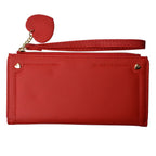 Portemonnee 19x11 cm Rood Polyurethaan