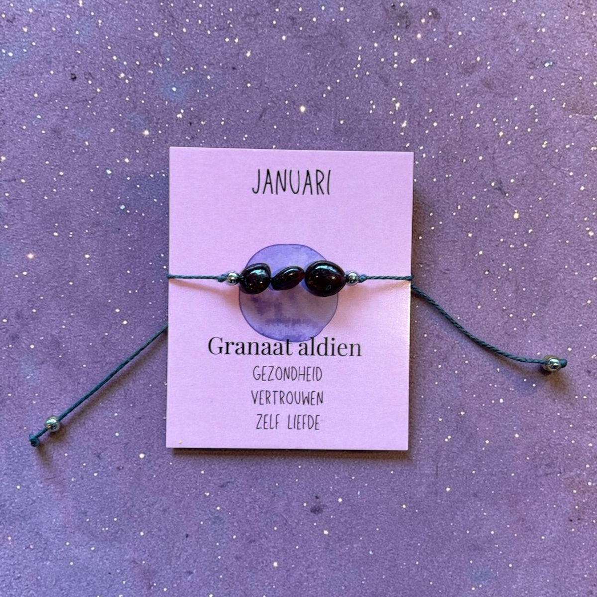 Maand armband Januari