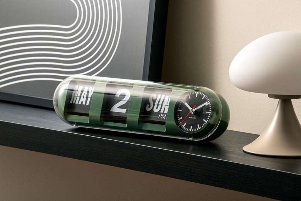 Wandklok Tube Flip