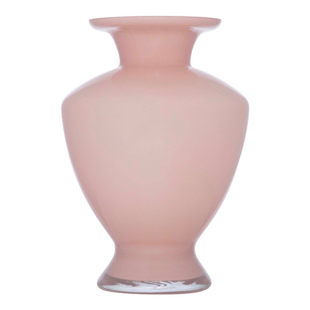 Rosy Vaas mondgeblazen roze h30 d21