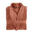 Badjas Cosy microflannel- L/XL - unisex, taupe