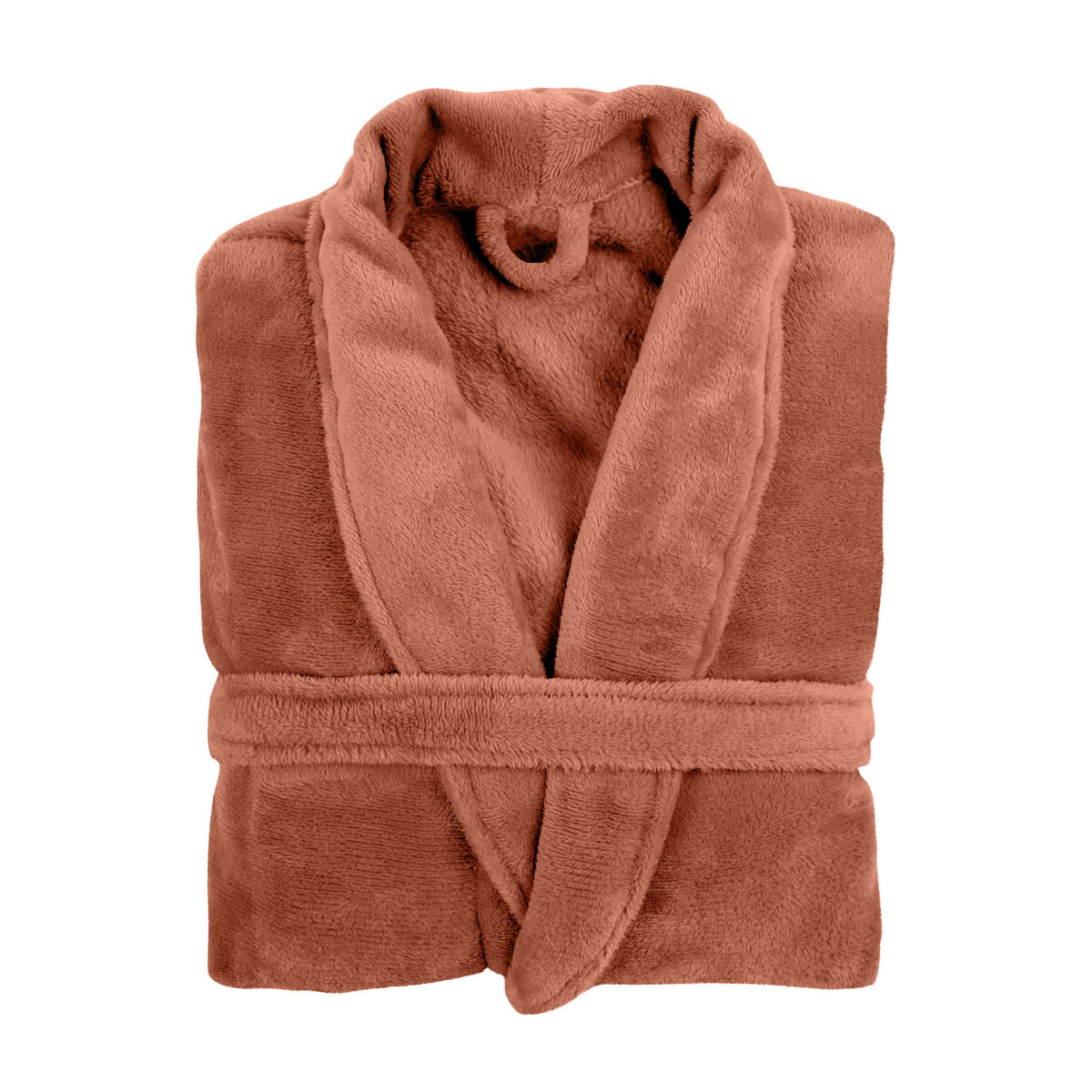 Badjas Cosy microflannel- L/XL - unisex, taupe