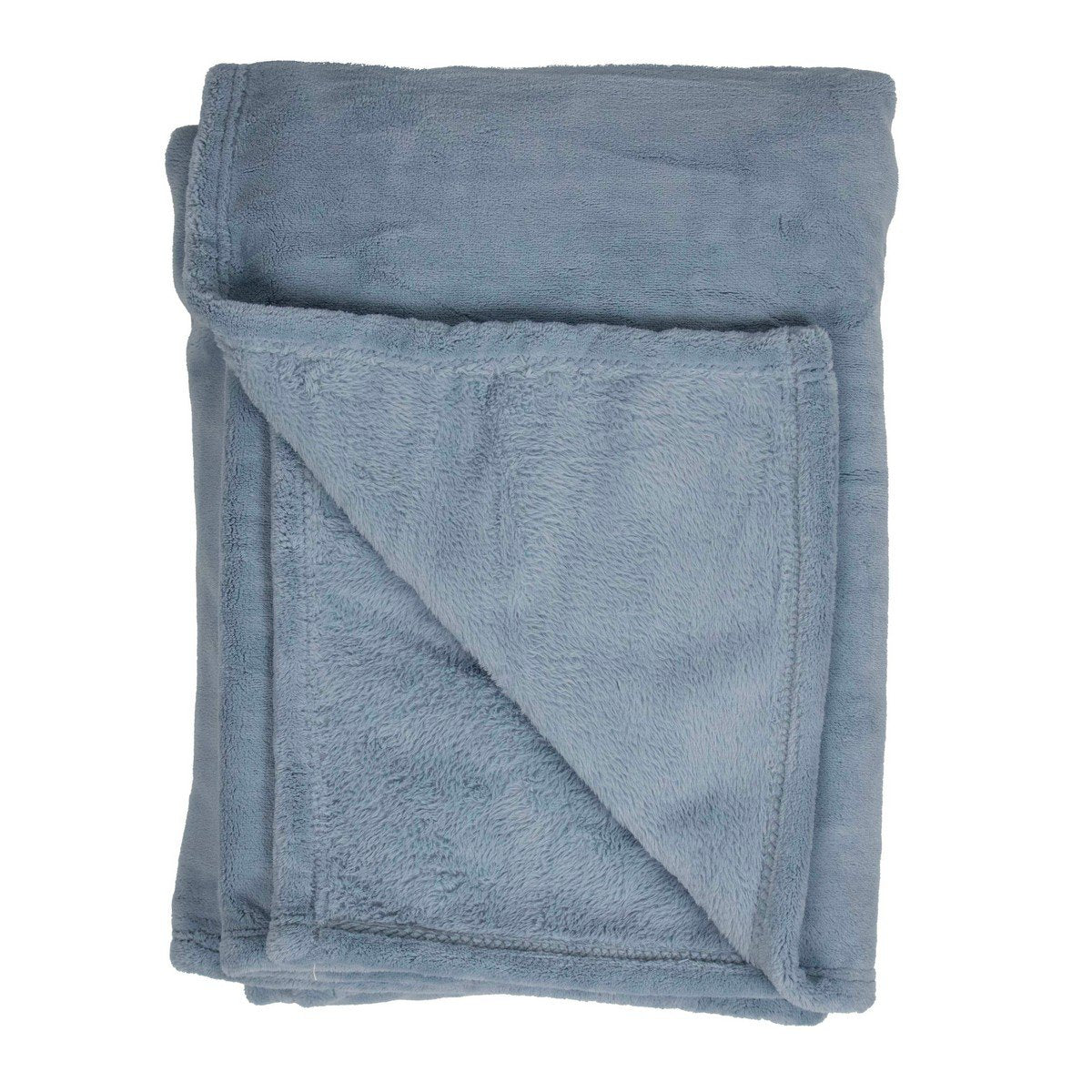 Milky plaid ijs blauw 130x200cm