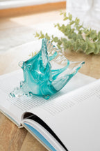 J-Line presse-papier Zeeschelp - glas - turkoois