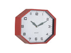 Wandklok moderne fabriek achthoek