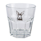 Waterglas 200 ml Transparant Glas Konijn Drinkbeker