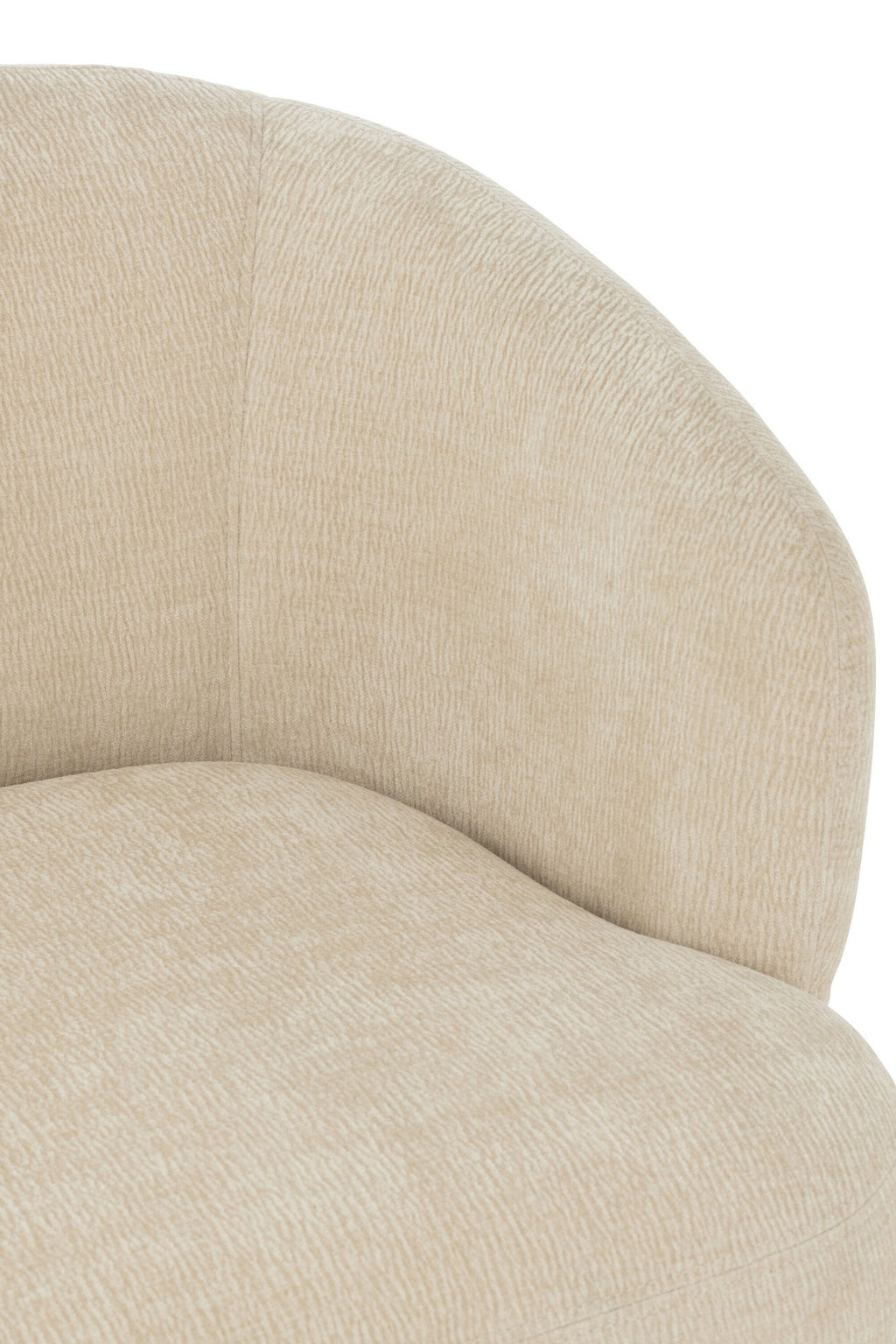 J-Line Loungestoel Mars Populierenhout/Schuim Beige