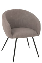 J-Line Stoel Wales Staal/Schuim Taupe