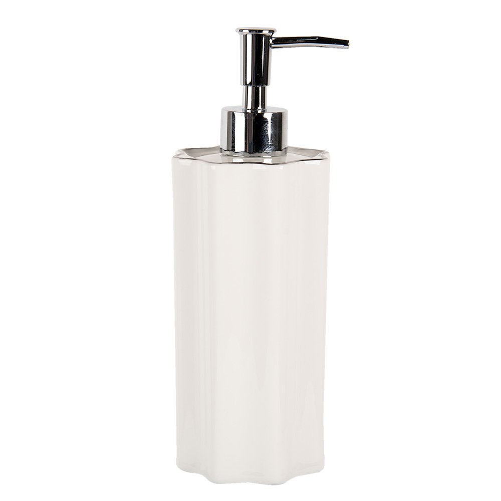 Zeepdispenser 475 ml Wit Keramiek Zeeppompje