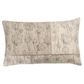 Patchwork Flower kussen beige 30x50cm