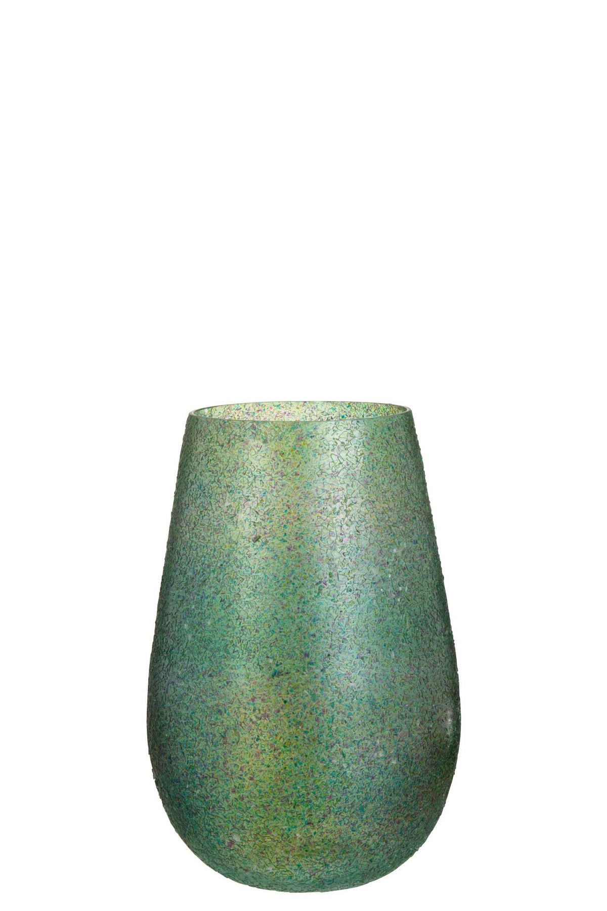 J-Line kaarsenhouder Tom - glas - groen - large