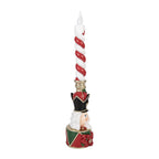 Kandelaar 9x10x45 cm Rood Kunststof
