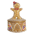 Voorraadpot Gingerbread man Ø 7x11 cm Bruin Kunststof