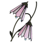 Tiffany Tafellamp 61 cm Bruin Roze polyresin Tiffany Bureaulamp