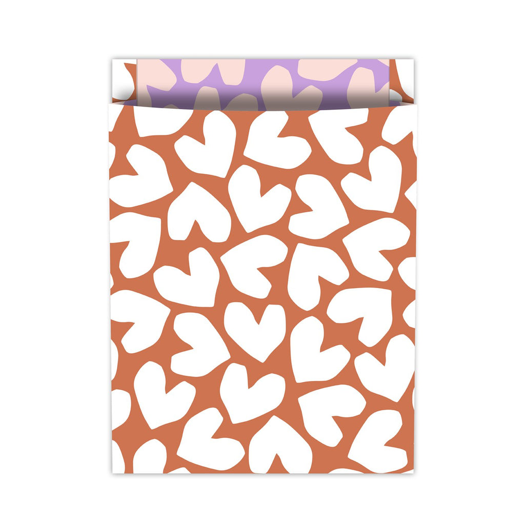 XL Solo Hearts '26 - Tijdschriftenzakken – 25×34+4cm 100st