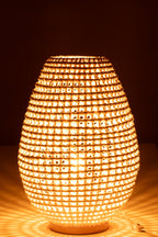 J-Line lamp Twisted - metaal - wit