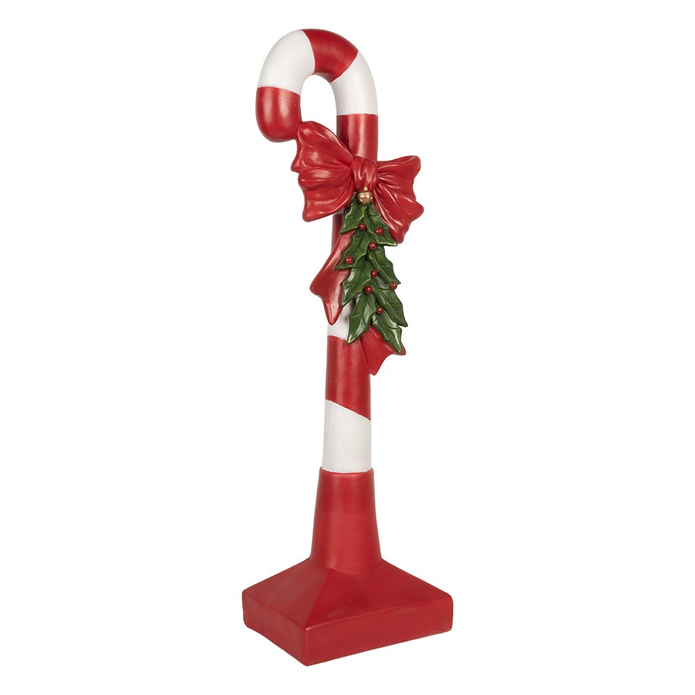 Kerstdecoratie Zuurstok 25x18x83 cm Rood Kunststof