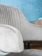 Eetkamerstoel Fox Velvet Taupe