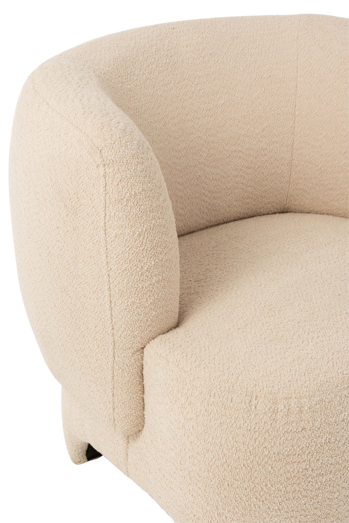 J-Line Zetel 1-Zit Gebreid Tex/Ht Wit