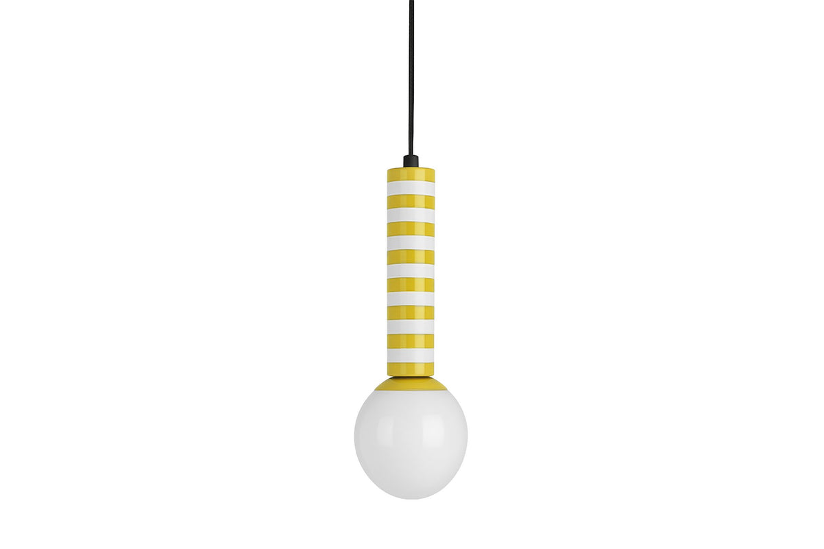 Retro gestreepte hanglamp