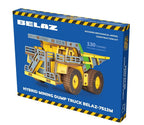 Eco Wood Art (EWA) 3D Mechanische Houten Puzzel, Hybrid Mining Dump Truck Belaz-7513M, 4233, Kleur Geel, 18x9x10cm
