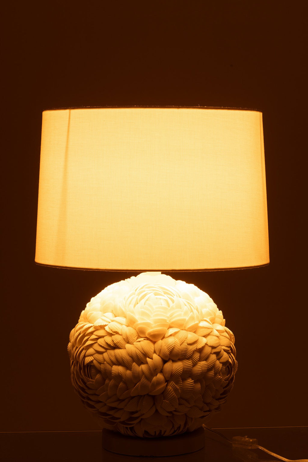 J-Line lamp - schelp - wit - large