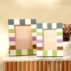 Geruite hars fotolijst 5 x 7 inch modern decor huisgeschenken