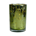 Theelichthouder veldbloem groen large 18cm