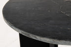 J-Line bijzettafel Mathilde Marmer - steen - zwart
