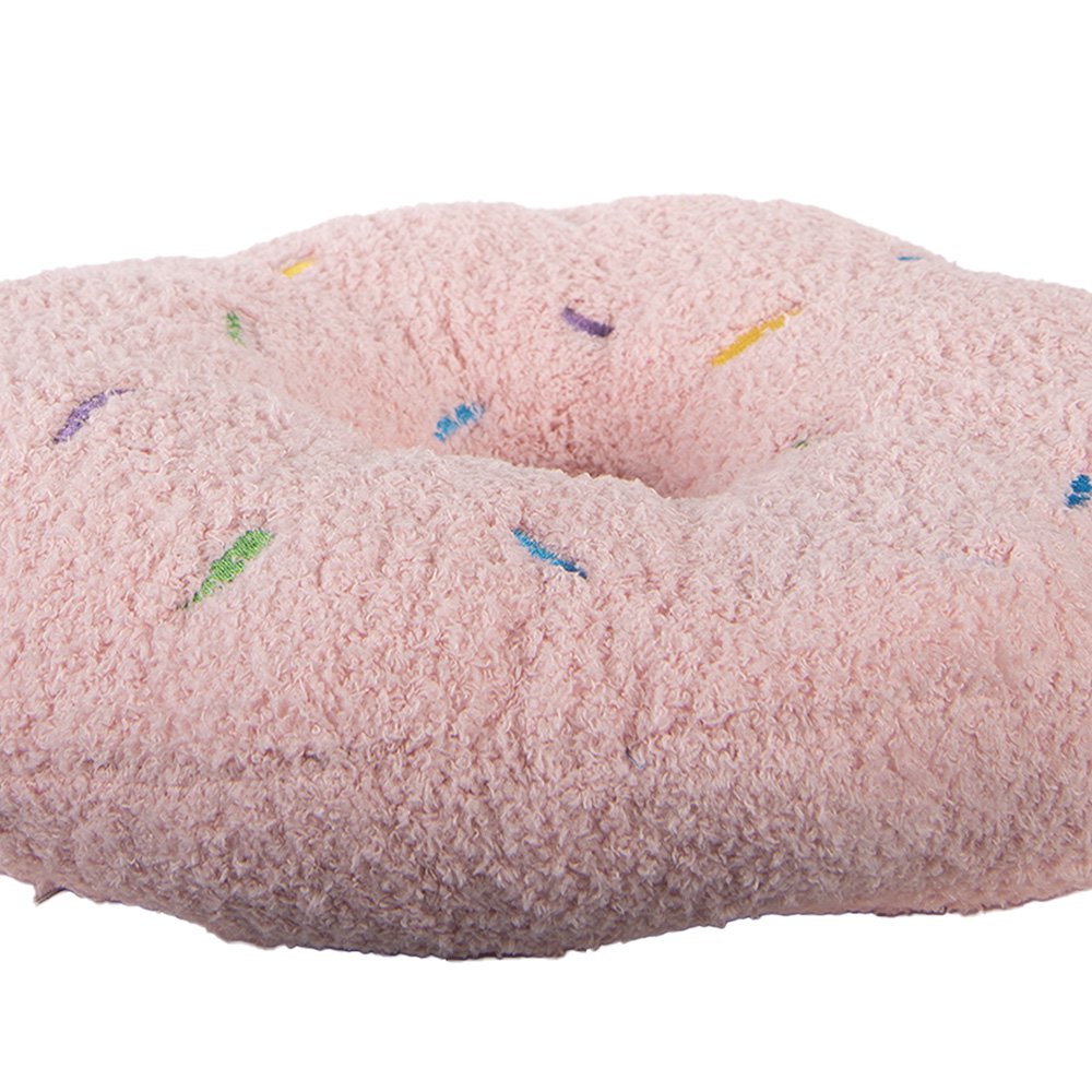 Sierkussen Ø 35x6 cm Roze Polyester