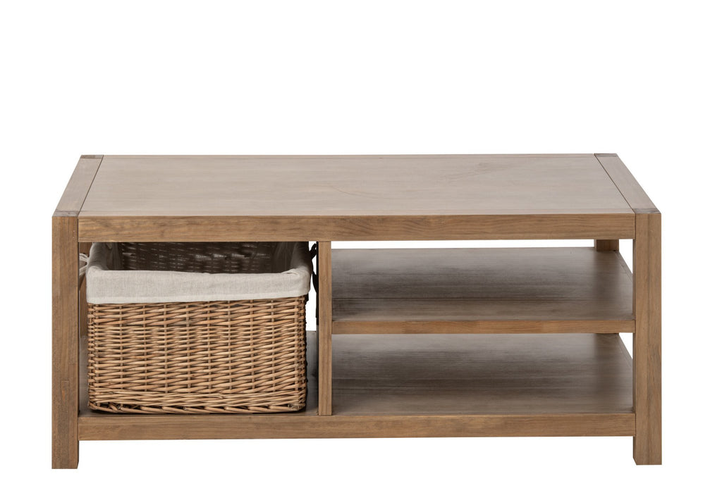 J-Line Salontafel Blois - grenenhout - naturel