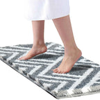 Superzachte microvezel 2000 GSM-badmat 40x60 cm, verpakking van 1 | Absorberende antislipdeur vloermat thuis badkamer keuken