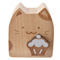 Muziekdoos Kat 7x4x8 cm Bruin Hout