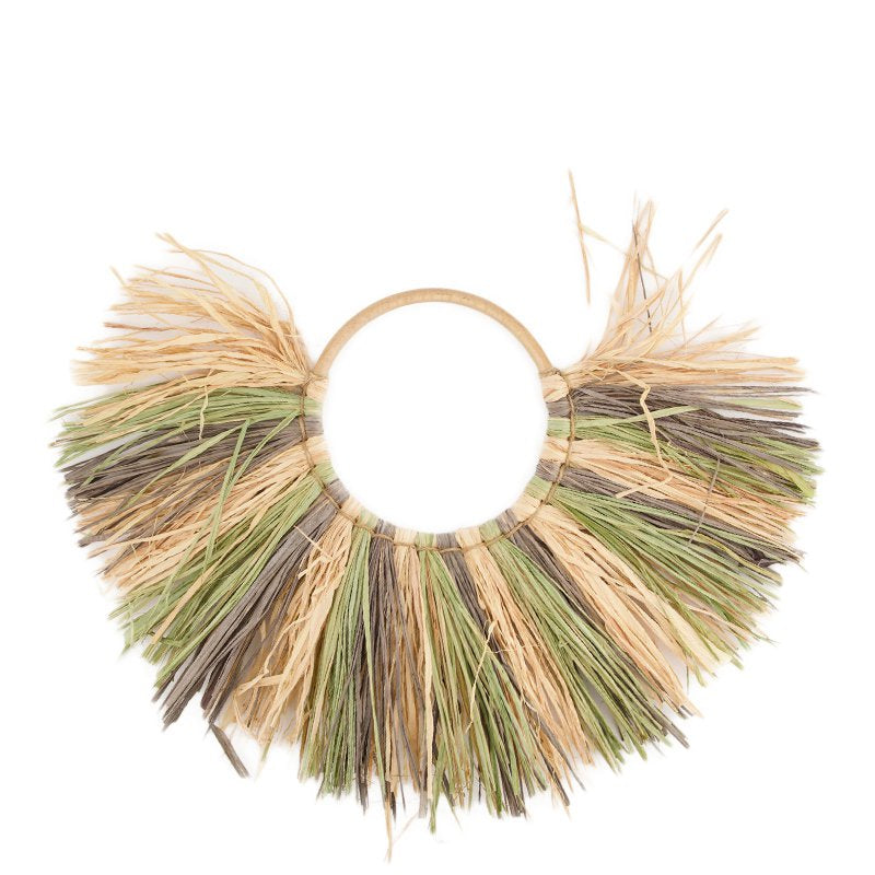 Rotan wanddecoratie 46cm naturel