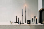 Leeff Candle Holder Cleo black L