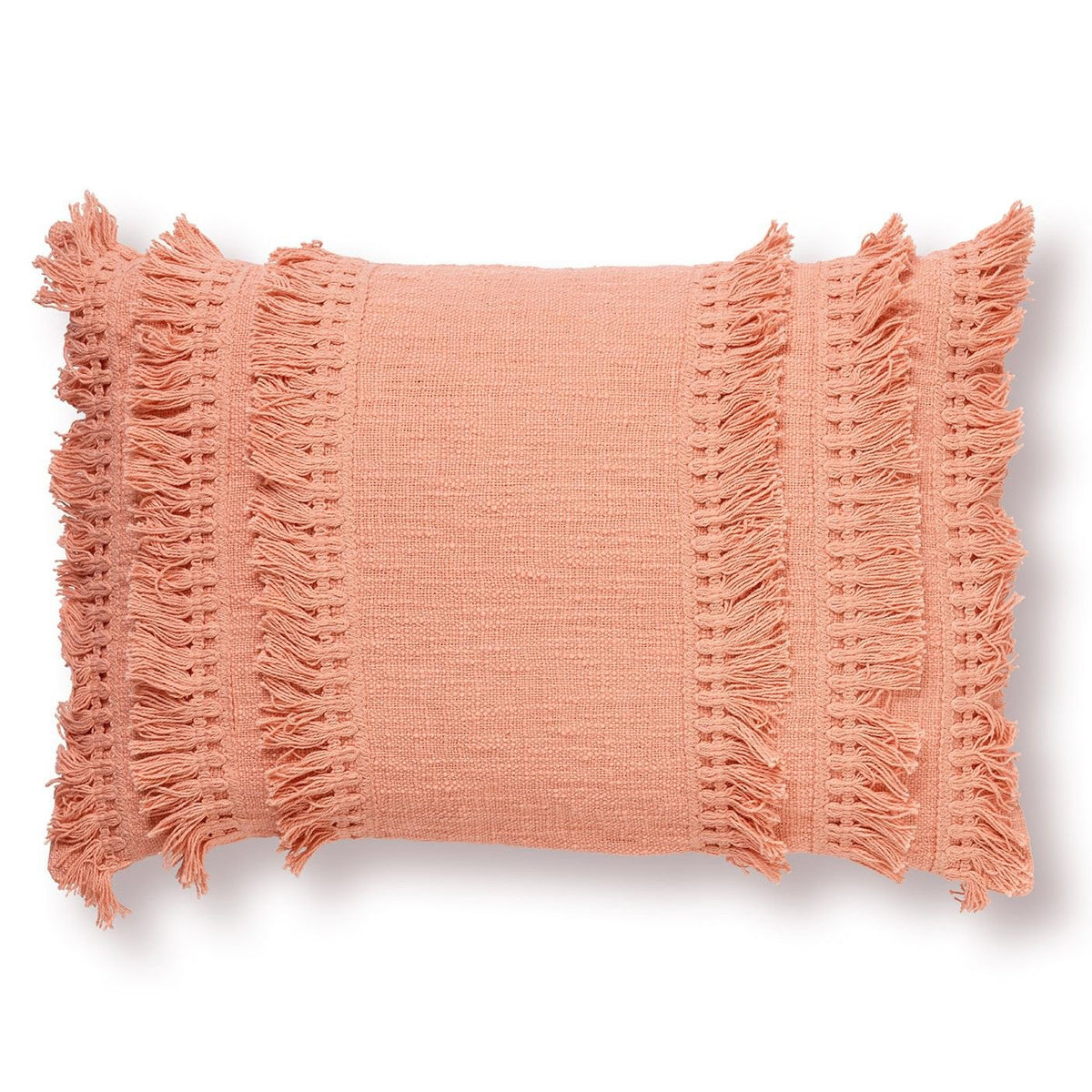 Nederlands decor Fara - Cushion Cotton 40x60 cm gedempte klei - roze