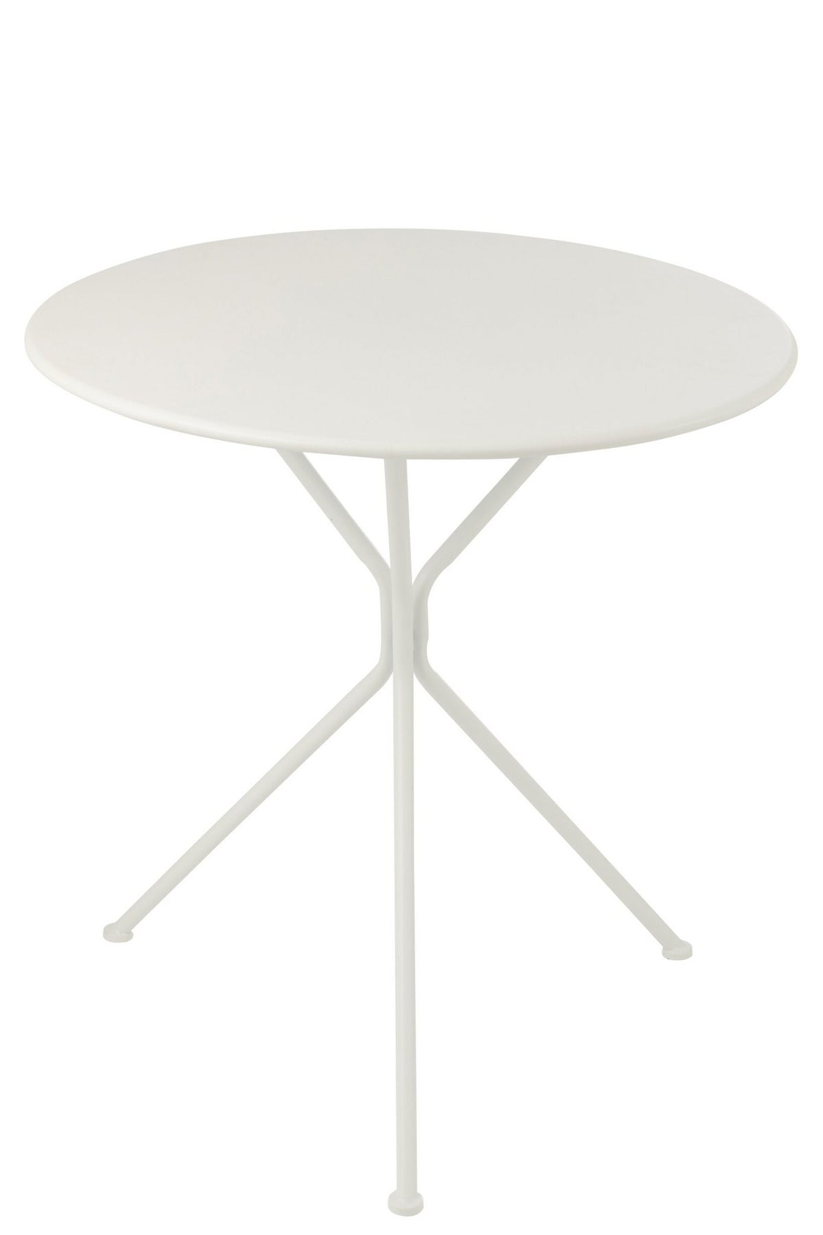 J-Line tafel Tripod Rond - metaal - wit - L