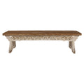 Bankje 169x36x46 cm Bruin Hout