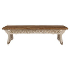 Bankje 169x36x46 cm Bruin Hout