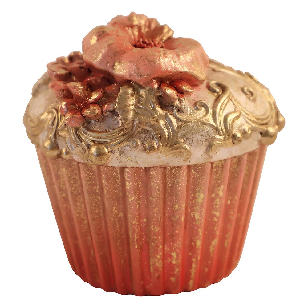 Decoratie Cupcake Roze Kunststof
