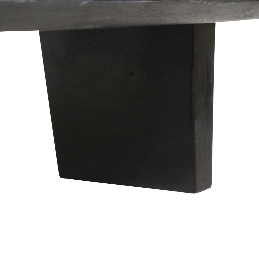 Bullnose salontafel zwart