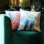 Kussen fluweel charming 2 ara's 45x45cm*