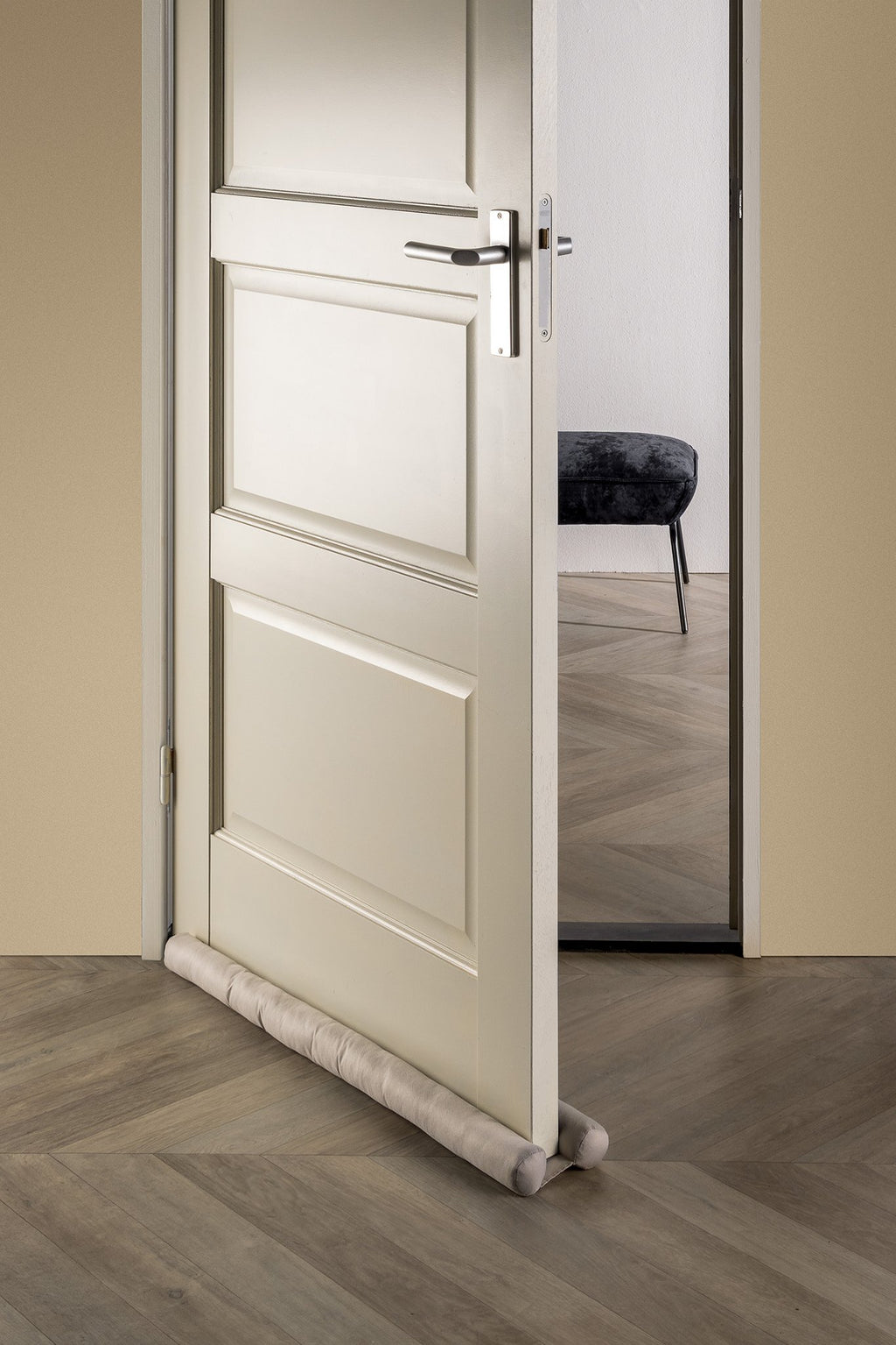 Textino Tito - Dubbele deurtochtstopper 80x16x5 cm - Puimsteen - beige
