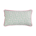 Daisy Flowers Kussen groen 30x50cm