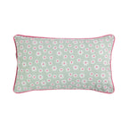 Daisy Flowers Kussen groen 30x50cm