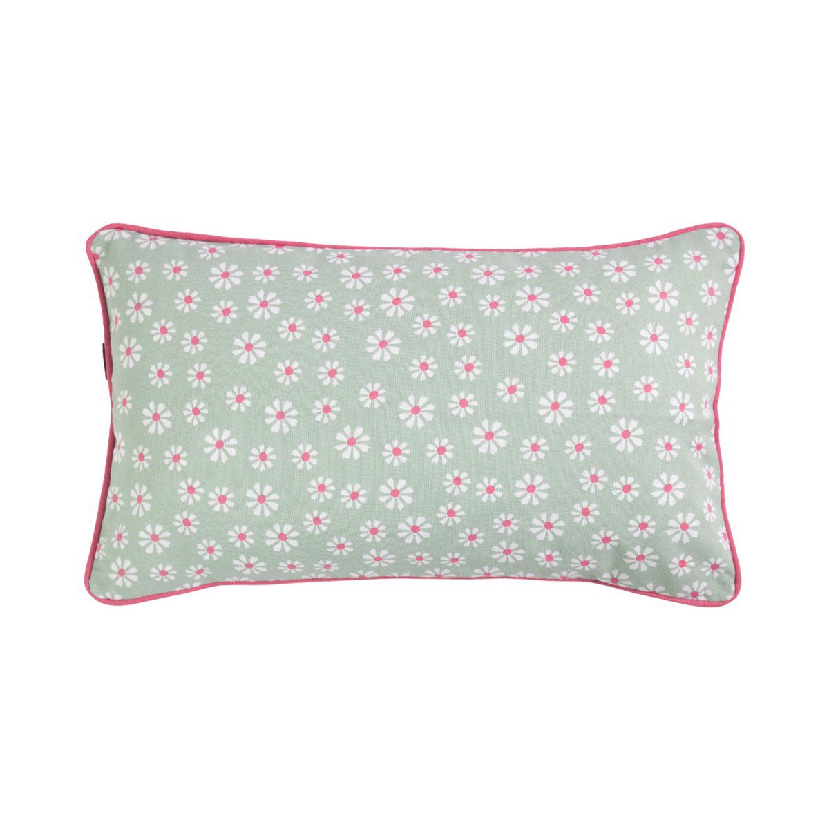 Daisy Flowers Kussen groen 30x50cm