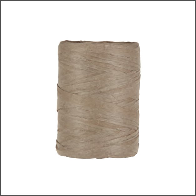 Paper Raffia 100 meter – dark grey