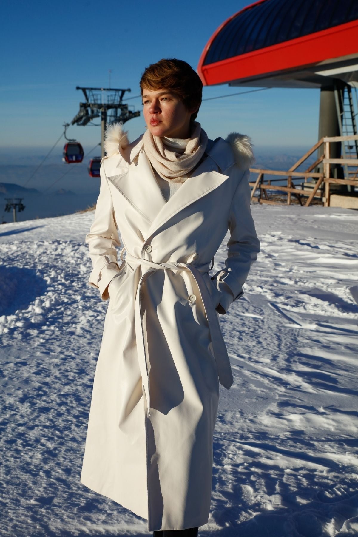 Phrygia sjaal beige