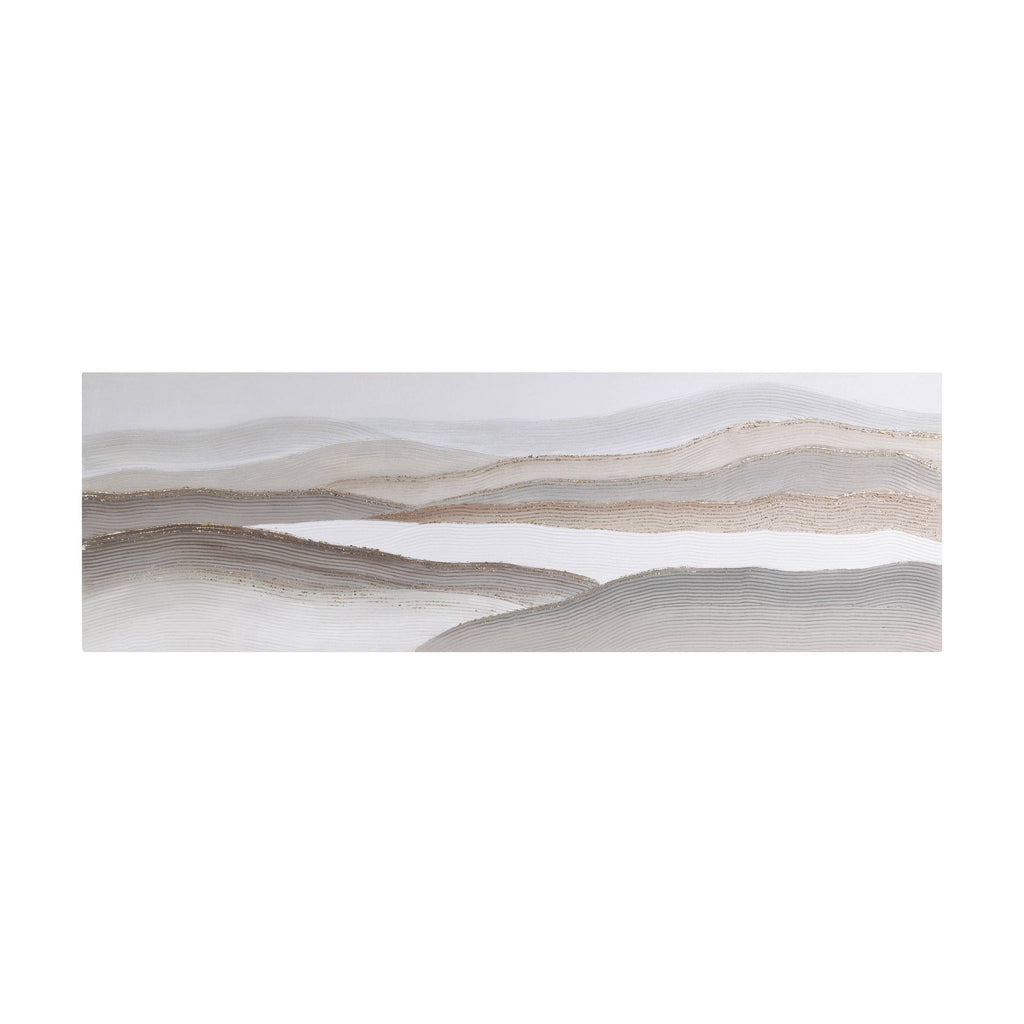 Schilderij Nambu Wit 150x50 cm