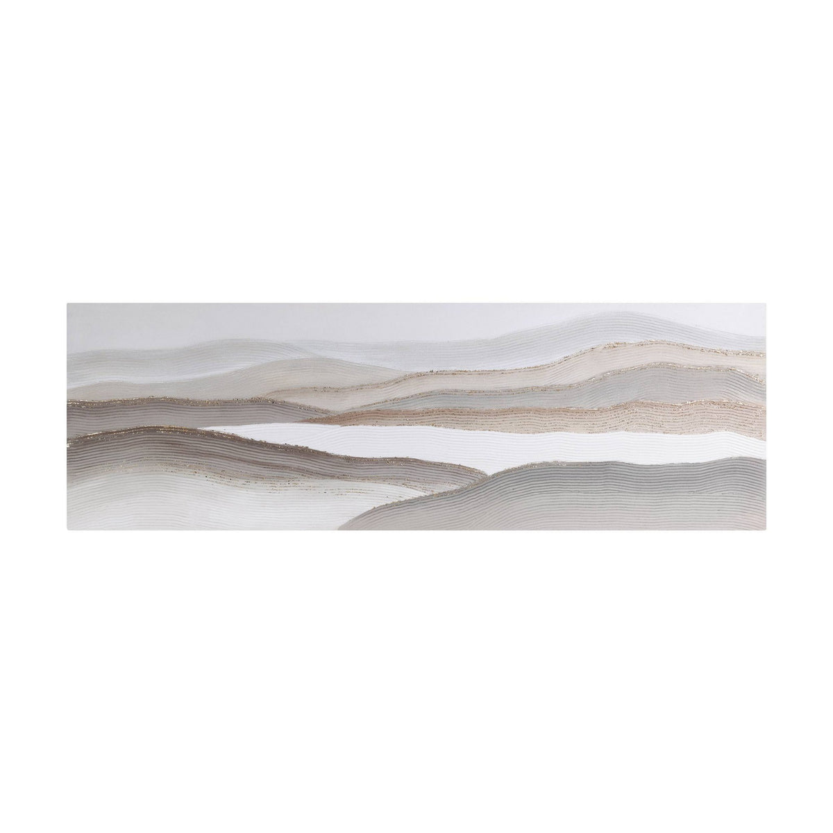 Schilderij Nambu Wit 150x50 cm